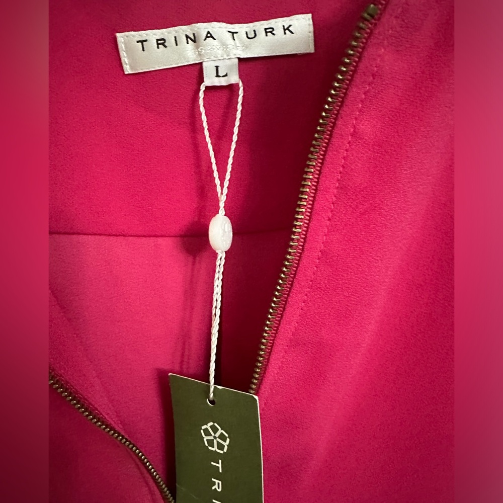 Trina Turk Zipper Placket Dress - Picture 5 of 6